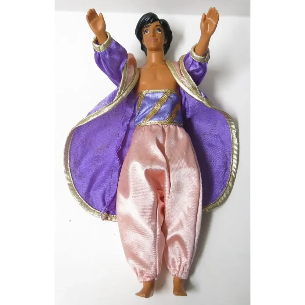 Disney Aladdin Doll and Magic Carpet 1993 Mattel Movie Vintage Toys Collectibles